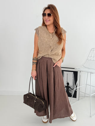 Alpaca gebreid vest 2602139