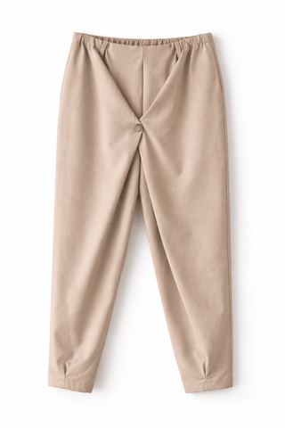 Stretchhose Beige