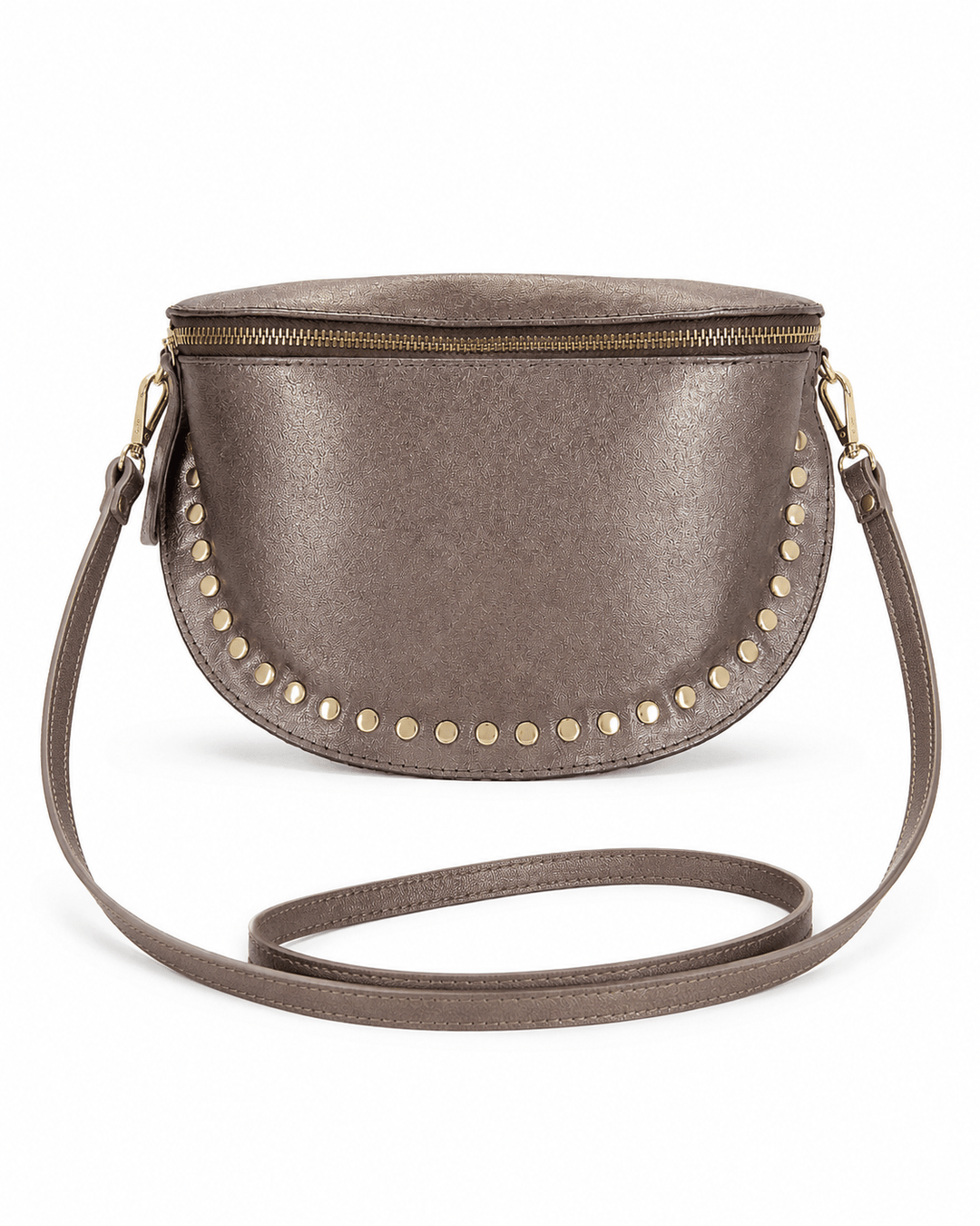 Wildleder Umhängetasche in Bronze - Levelone GmbH & Co. KG