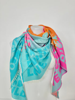 Wollschal-türkis-rosa-beige-grau-damen-levelone