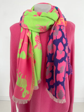 Wollen sjaal 2512217-18