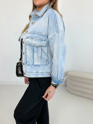 Jeansjacke in Blau