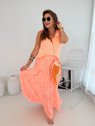 Feinstrick Top Orange | Damen Onesize 36-42 | Levelone