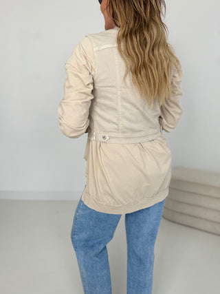 Jeansweste Beige