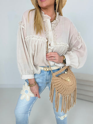 Blouse met ruches 2601172