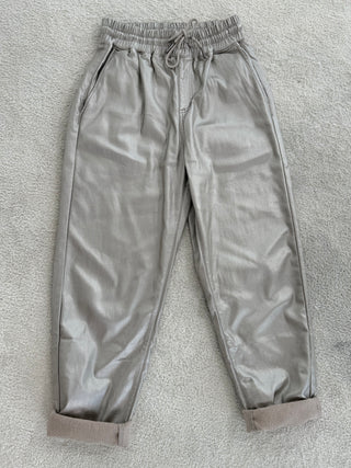 Broek van stretchleer 2511203-07