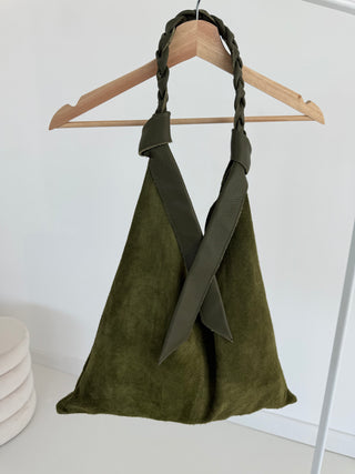 Wildleder Shopper Tasche  2506090-93