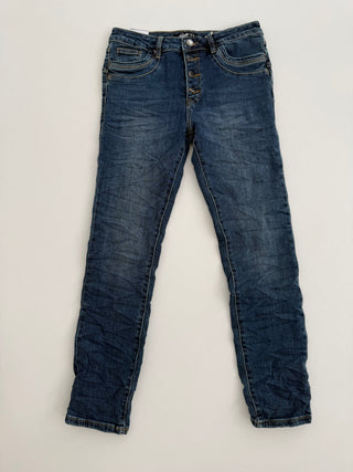 Jeans Stretchhose in Dunkelblau für Damen in Größen S, M, L, & XL - Levelone GmbH & Co. KG