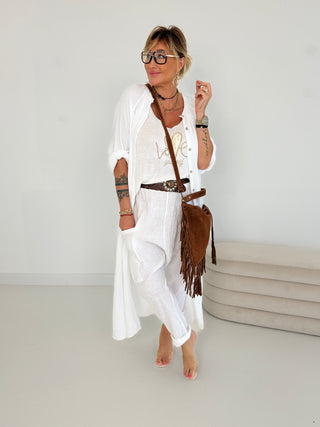 Musselin Hemd Kleid 2506038