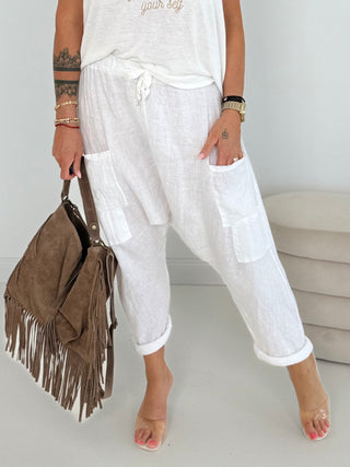 Baggyhose Leinen 2506289