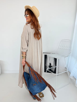 Leinen Hemdkleid 2605025 - Levelone GmbH & Co. KG