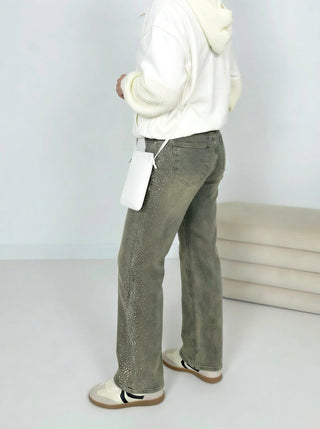 Jeans Stretchhose in Bronze