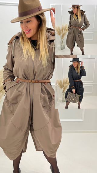 Trenchcoat Mantel Lina (versch. Farben)